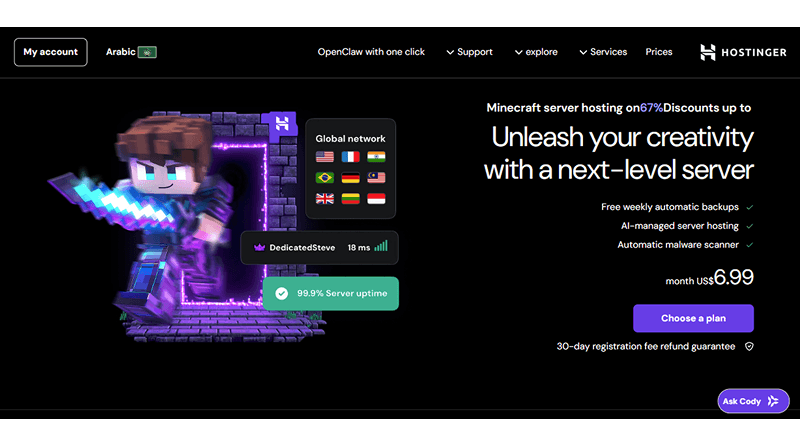 hostinger-minecraft-hosting