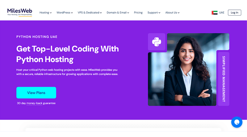 milesweb-python-hosting