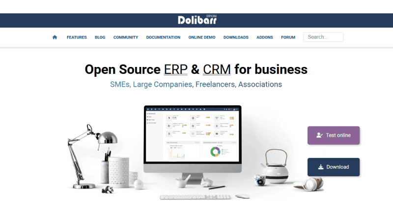 dolibarr-homepage