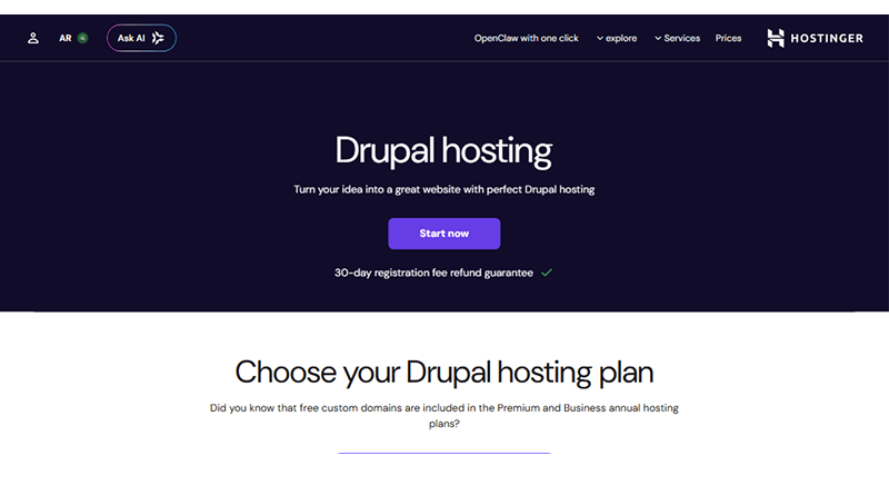 hostinger-drupal-hosting