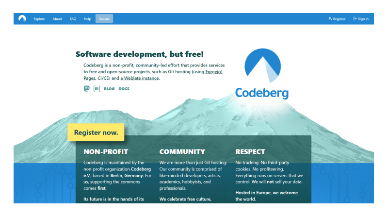 codeberg-homepage