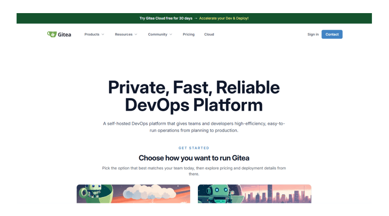 gitea-homepage