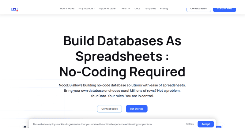 nocodb-homepage