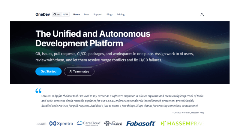 onedev-homepage