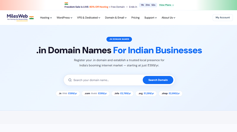 milesweb-in-domain-provider